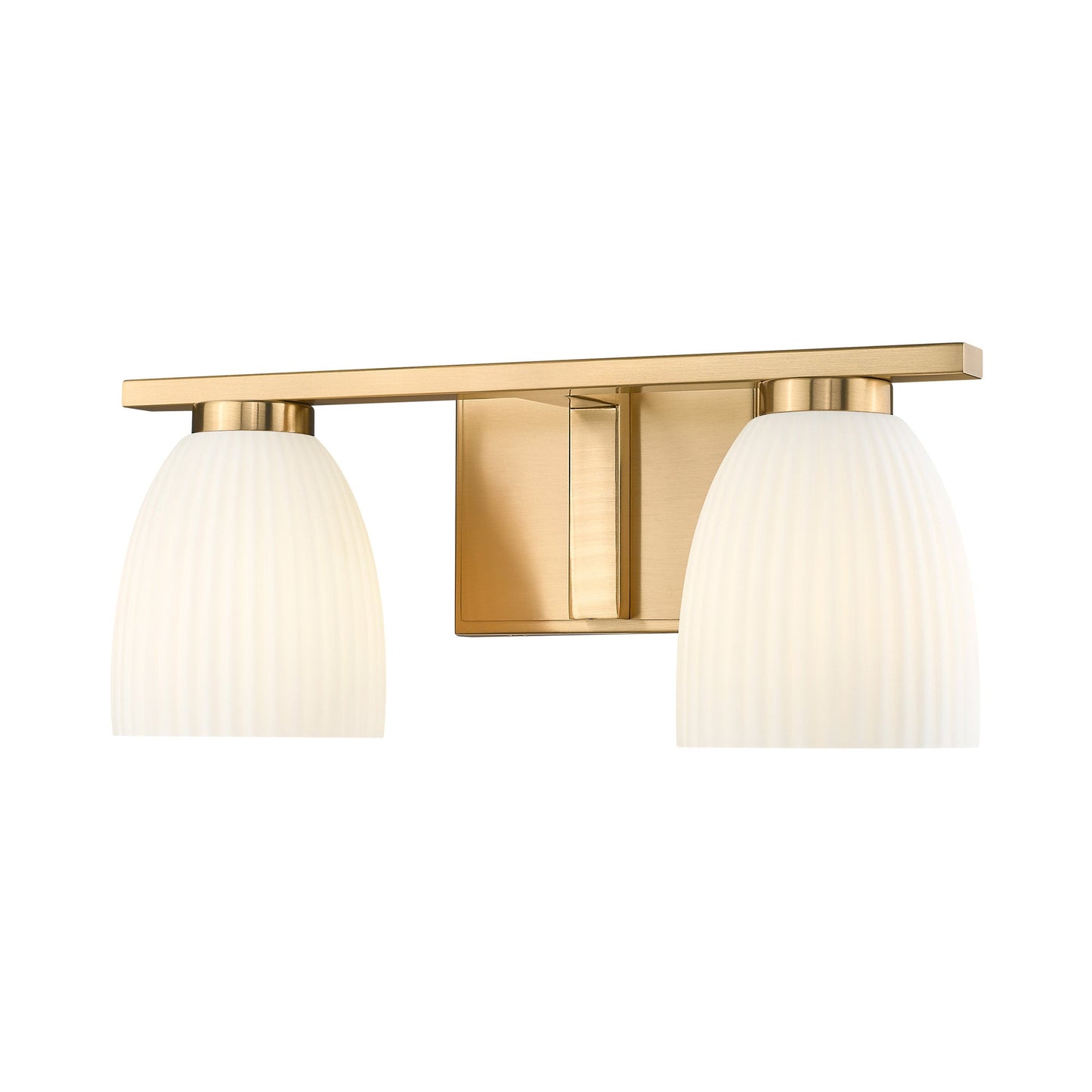 Naya Bath Vanity Light in Modern Gold (2-Light).
