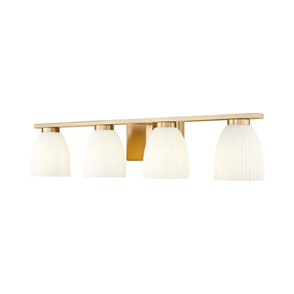 Naya Bath Vanity Light in Modern Gold (4-Light).