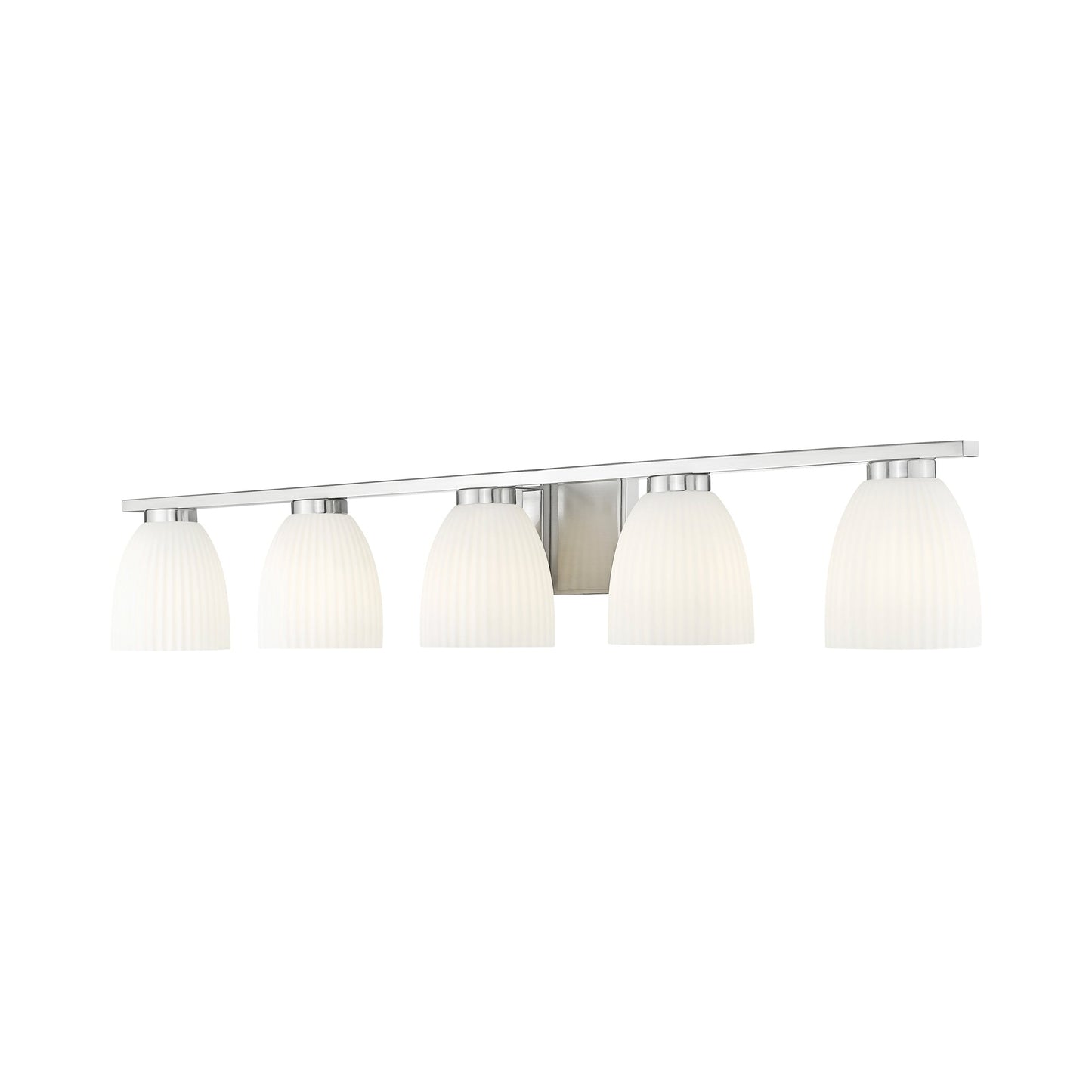 Naya Bath Vanity Light in Brushed Nickel (5-Light).