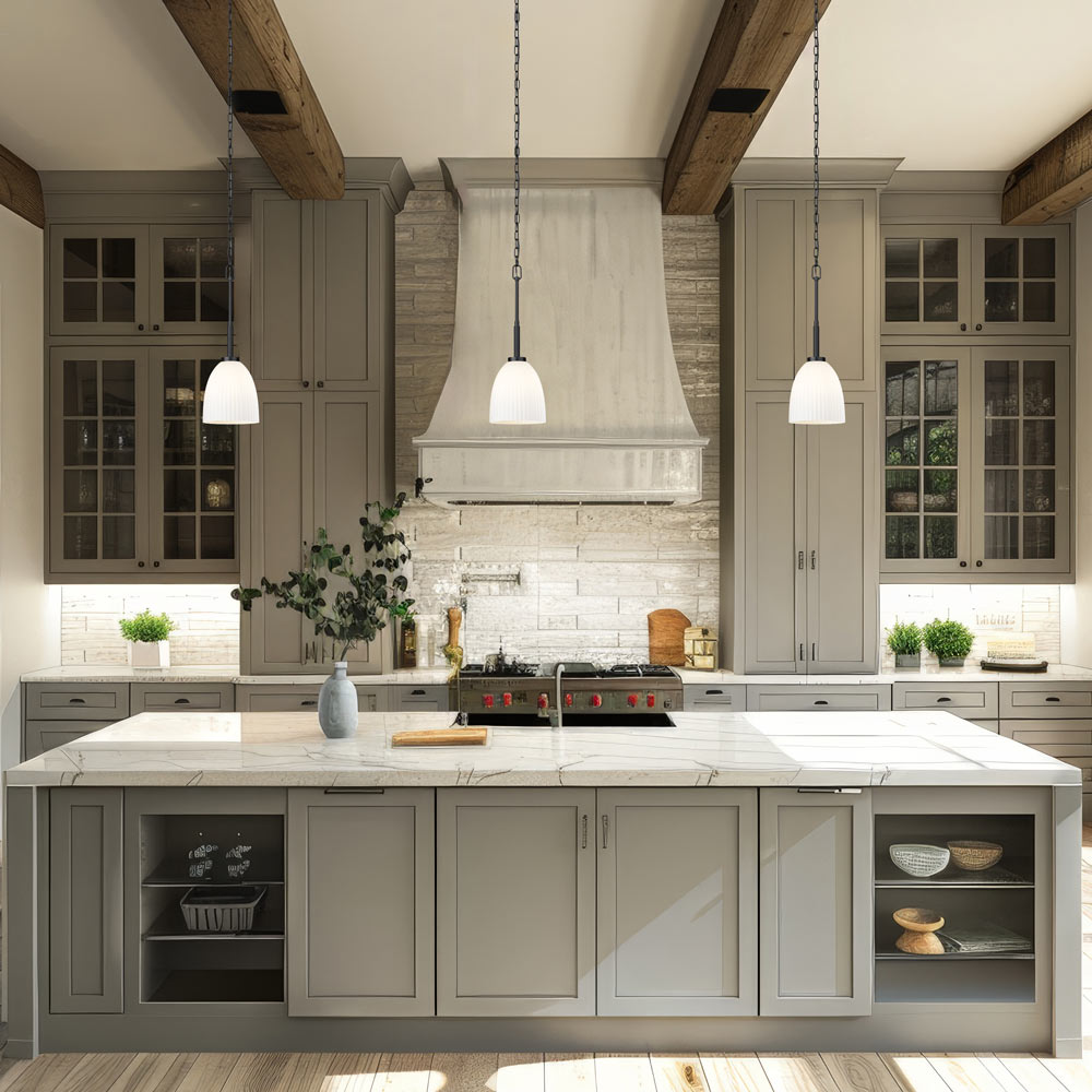 Naya Pendant Light in kitchen.