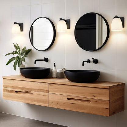 Naya Wall Light in bathroom.