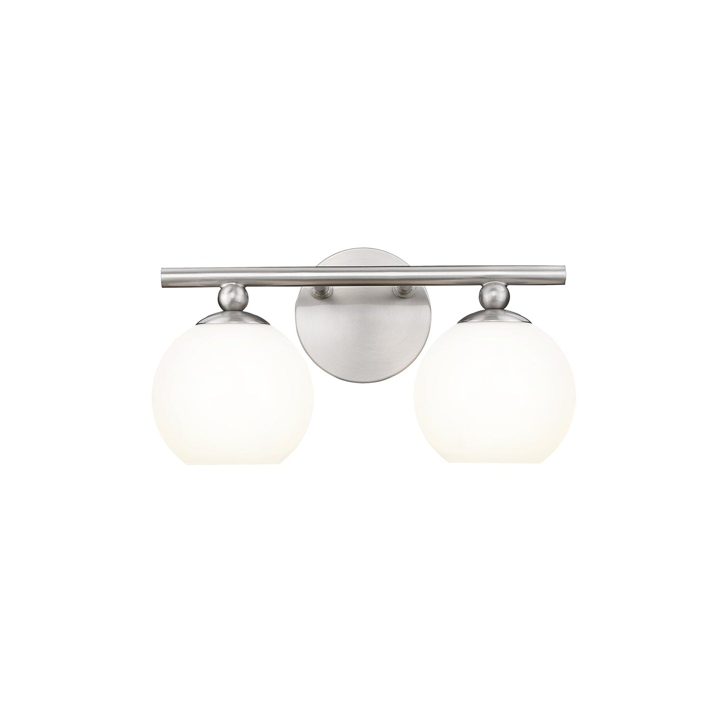 Neoma Bath Vanity Light in Brushed Nickel (2-Light).