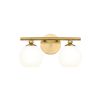 Neoma Bath Vanity Light in Modern Gold (2-Light).
