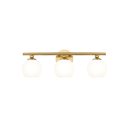 Neoma Bath Vanity Light in Modern Gold (3-Light).