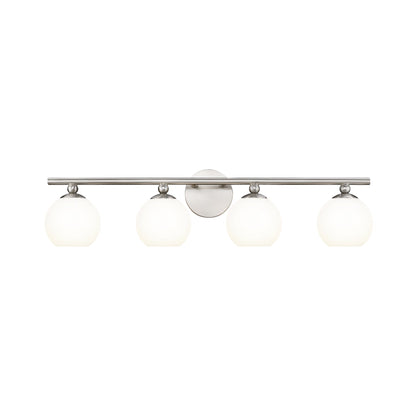 Neoma Bath Vanity Light in Brushed Nickel (4-Light).