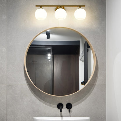 Neoma Bath Vanity Light in bathroom.