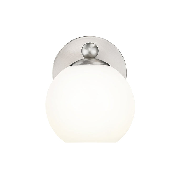 Neoma Wall Light in Brushed Nickel.