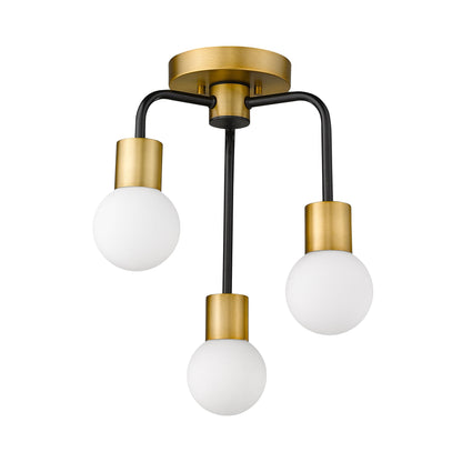 Neutra Semi Flush Mount Ceiling Light.