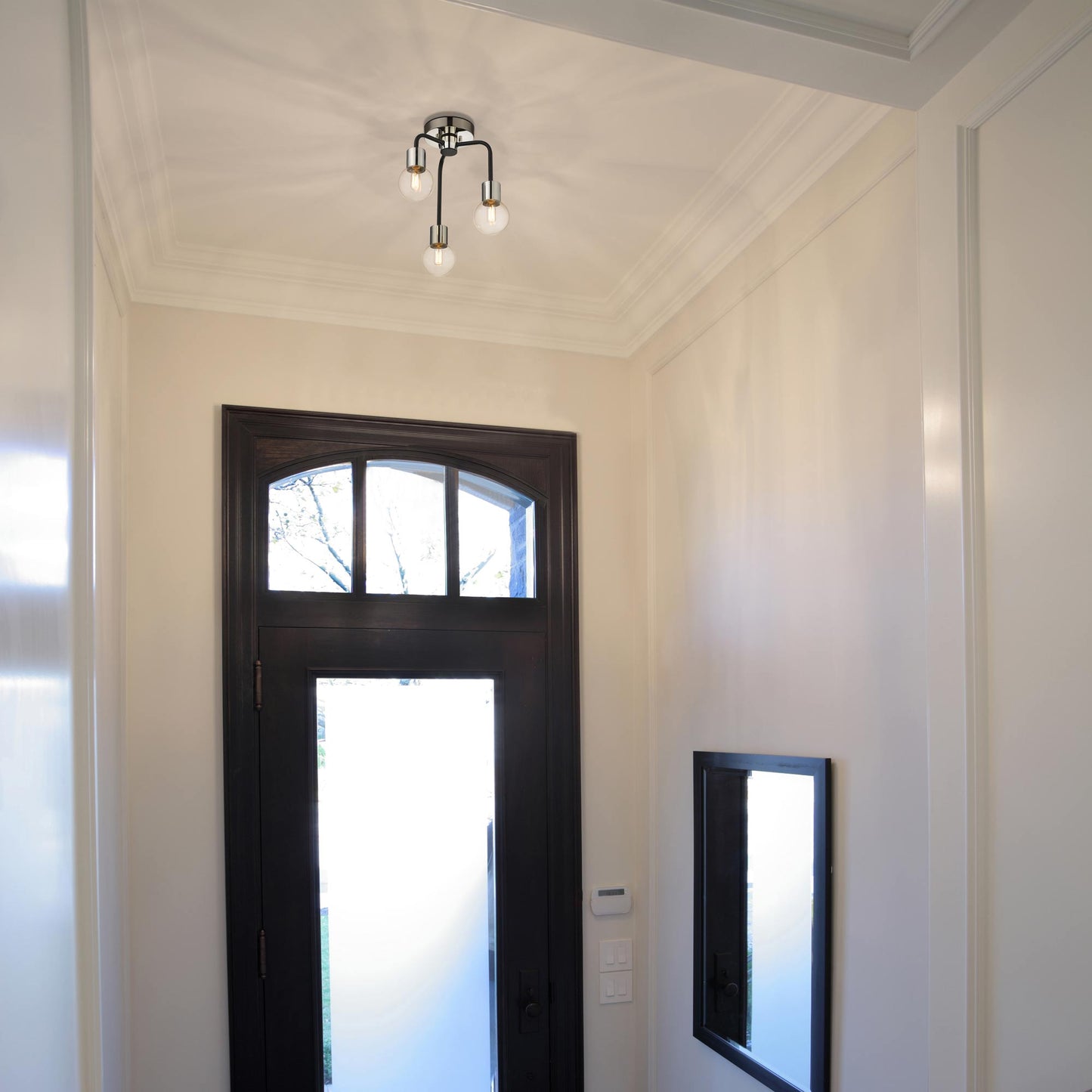 Neutra Semi Flush Mount Ceiling Light in Detail.