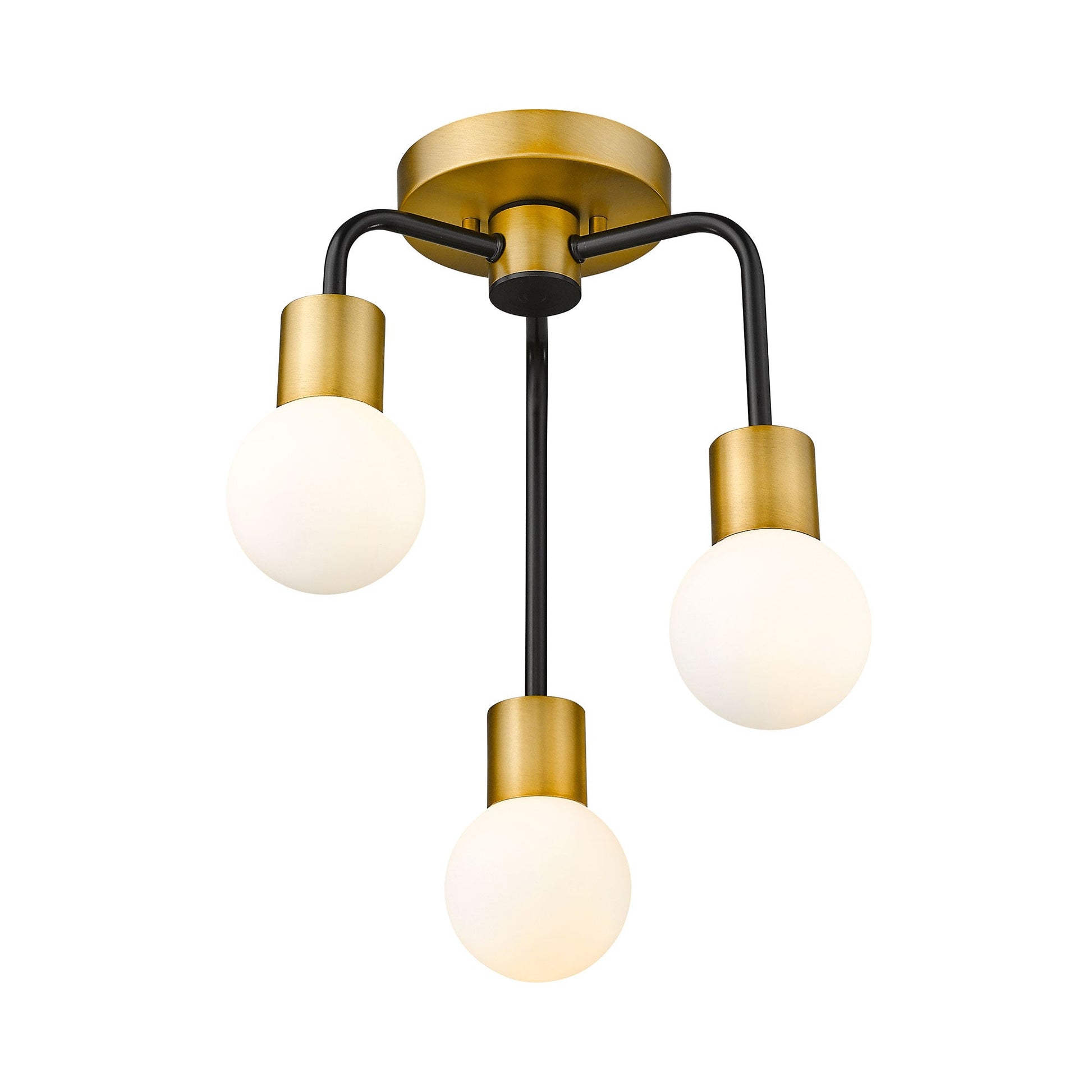 Neutra Semi Flush Mount Ceiling Light in Detail.