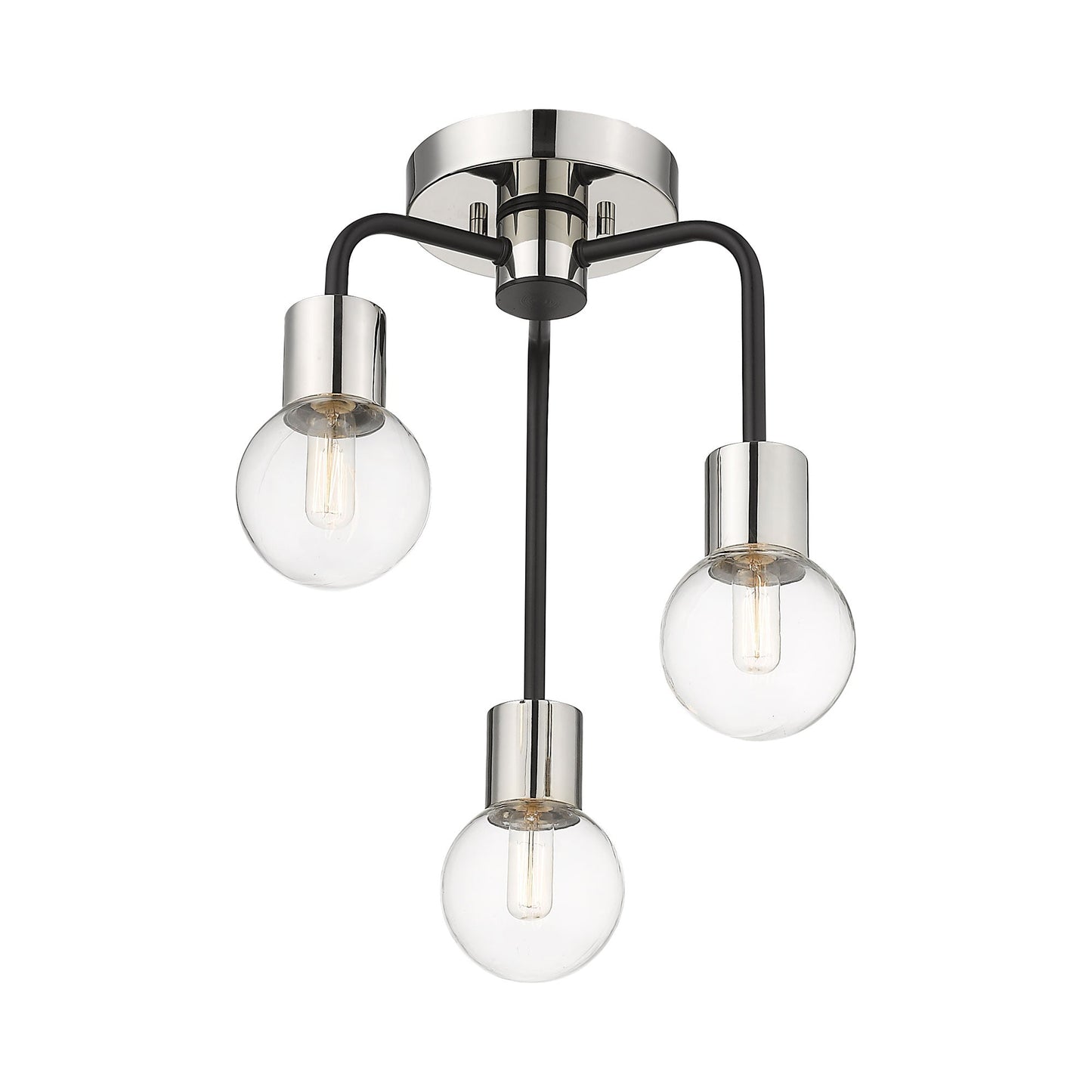 Neutra Semi Flush Mount Ceiling Light in Detail.