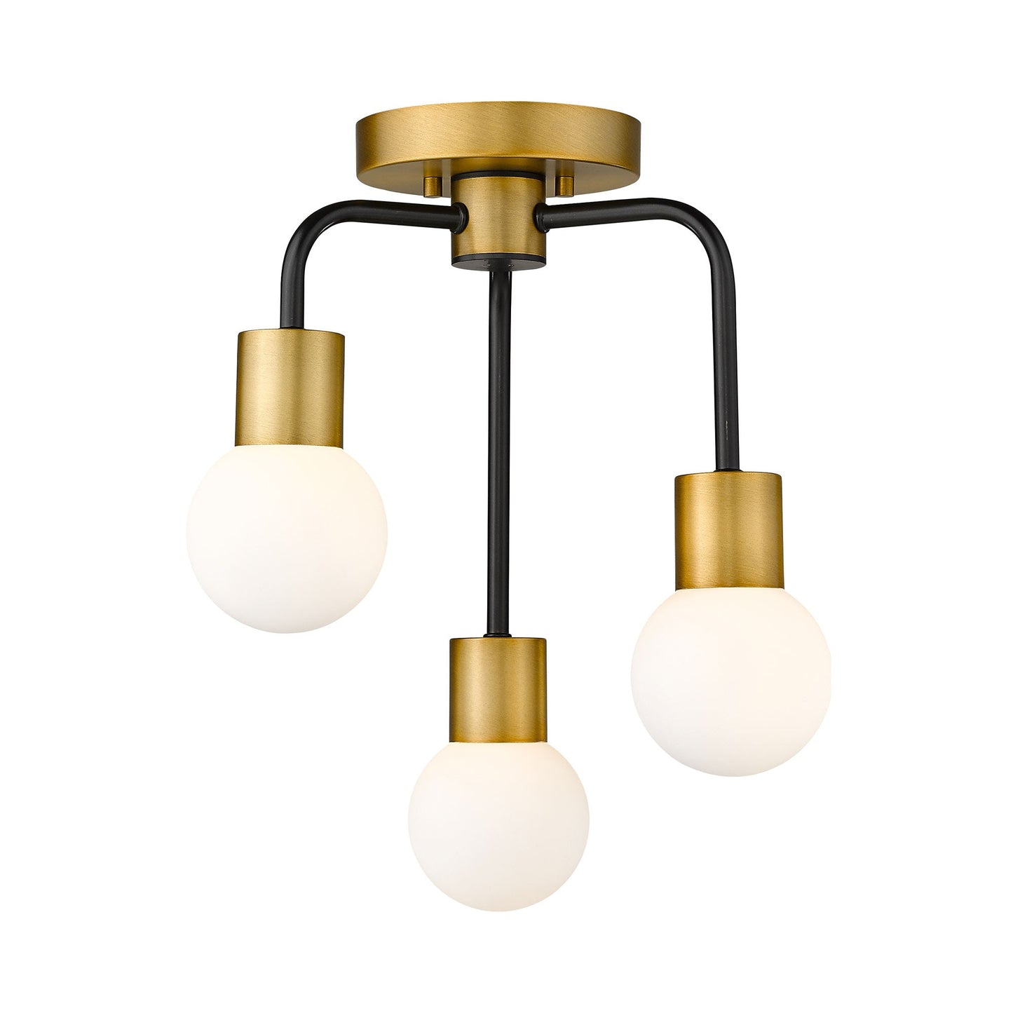Neutra Semi Flush Mount Ceiling Light in Detail.