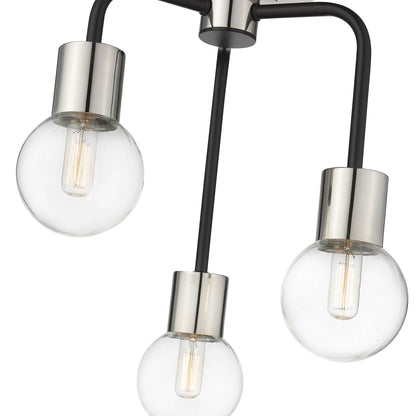 Neutra Semi Flush Mount Ceiling Light in Detail.
