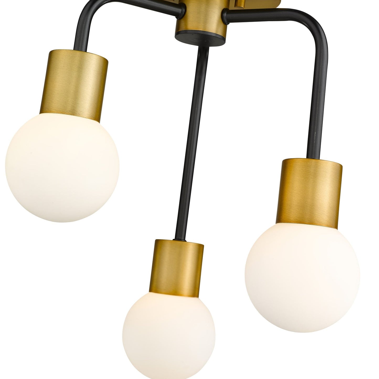 Neutra Semi Flush Mount Ceiling Light in Detail.
