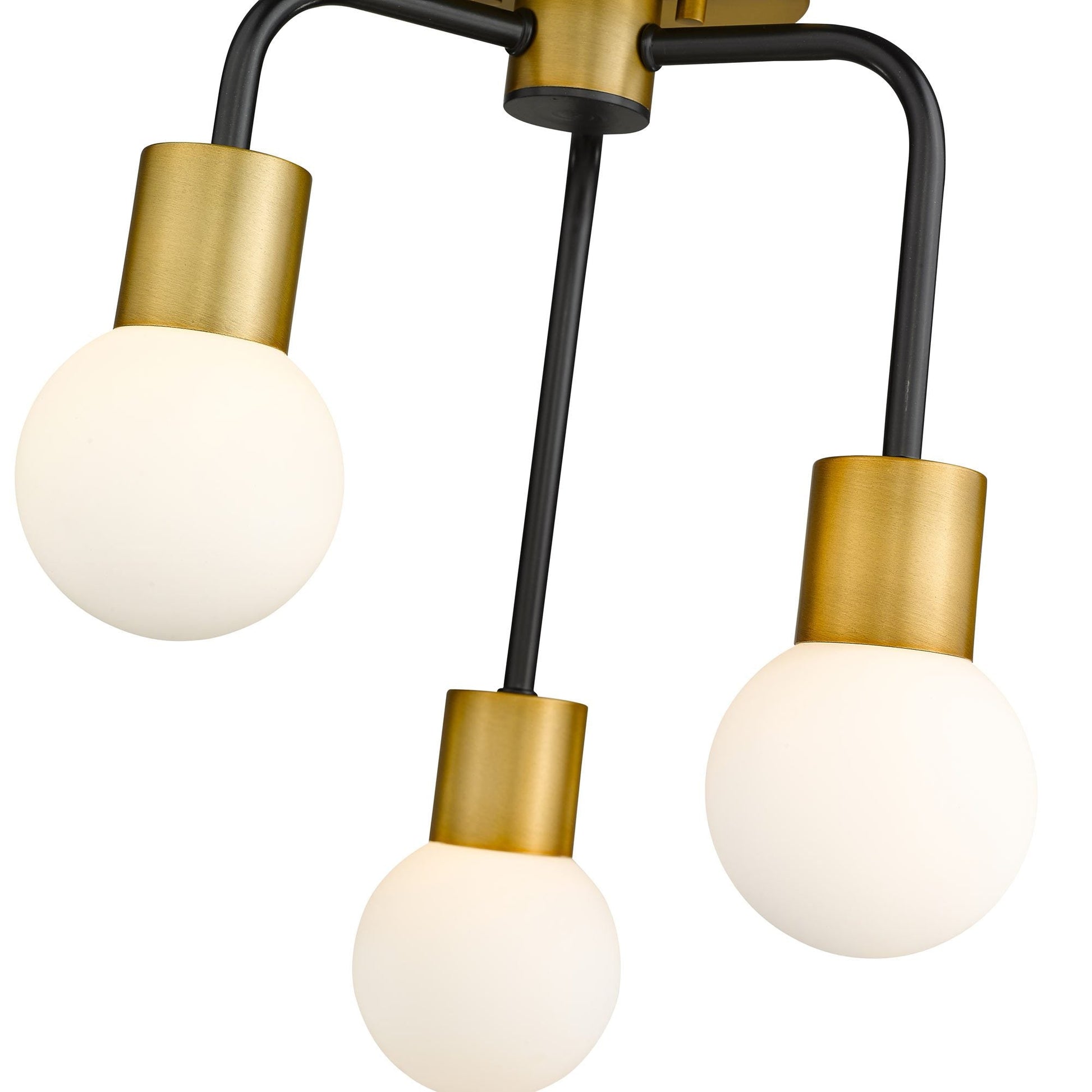 Neutra Semi Flush Mount Ceiling Light in Detail.