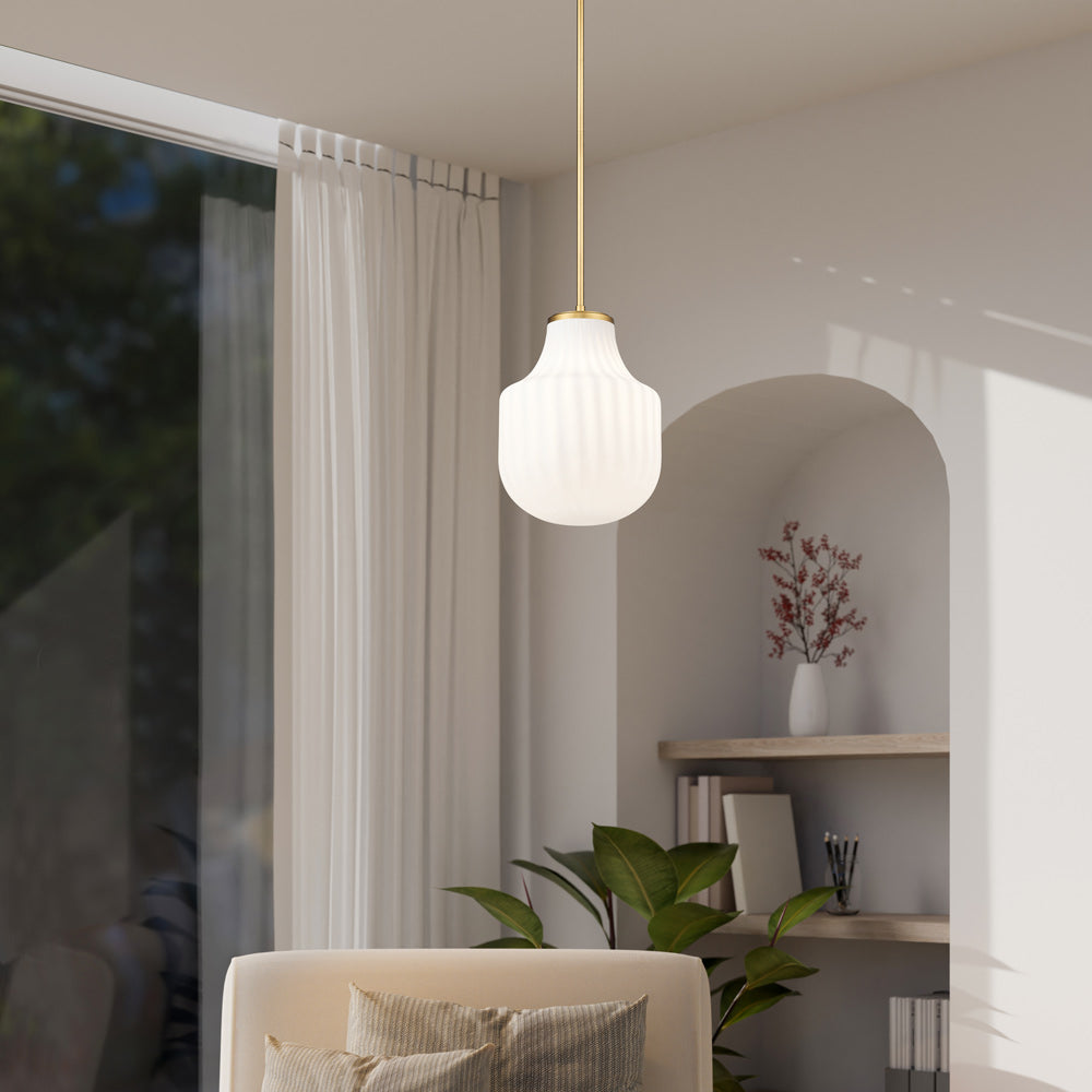 Newbury Pendant Light in living room.