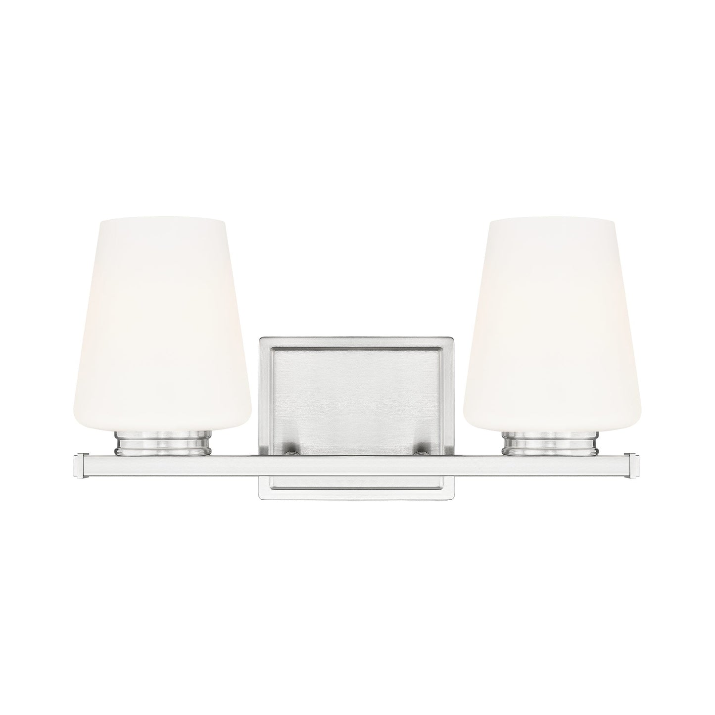 Nextra Bath Vanity Light in Brushed Nickel (2-Light).