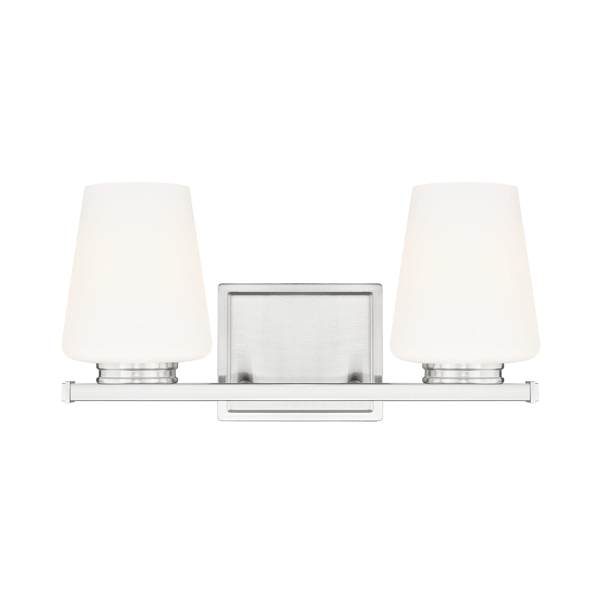 Nextra Bath Vanity Light in Brushed Nickel (2-Light).