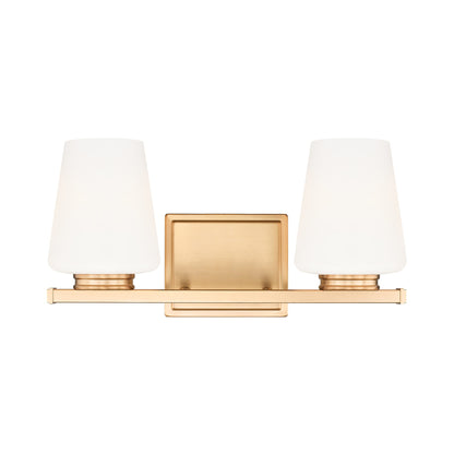 Nextra Bath Vanity Light in Modern Gold (2-Light).
