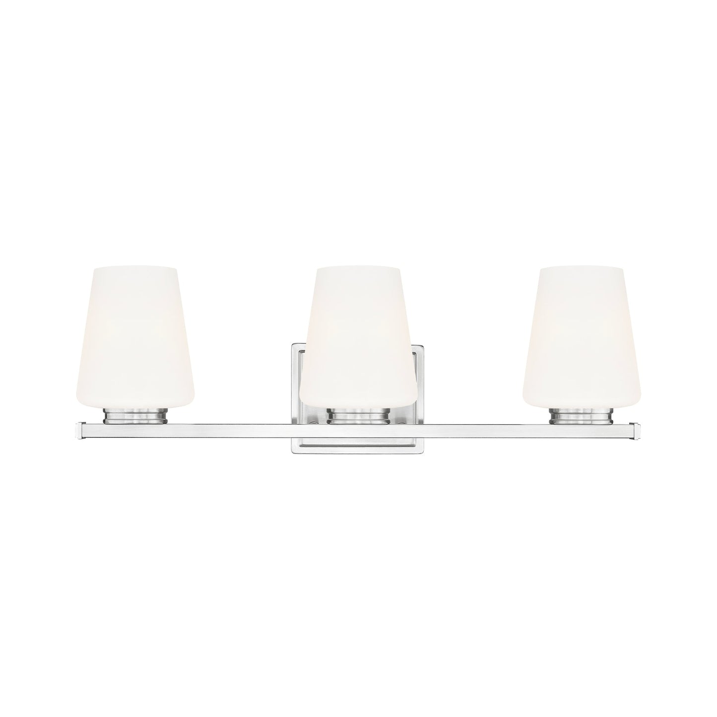 Nextra Bath Vanity Light in Brushed Nickel (3-Light).