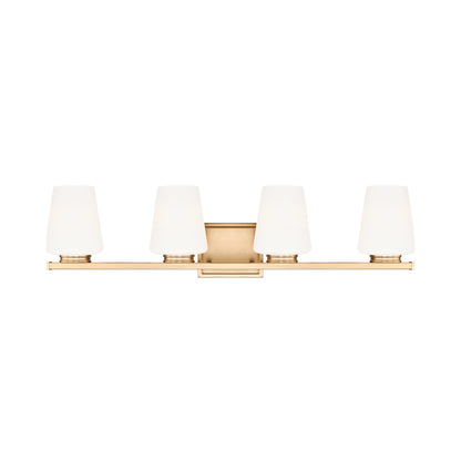 Nextra Bath Vanity Light in Modern Gold (4-Light).