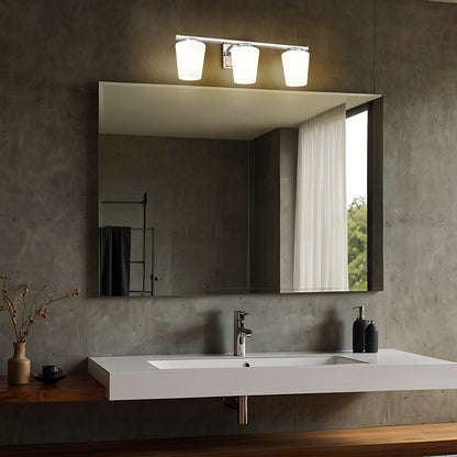 Nextra Bath Vanity Light in bathroom.