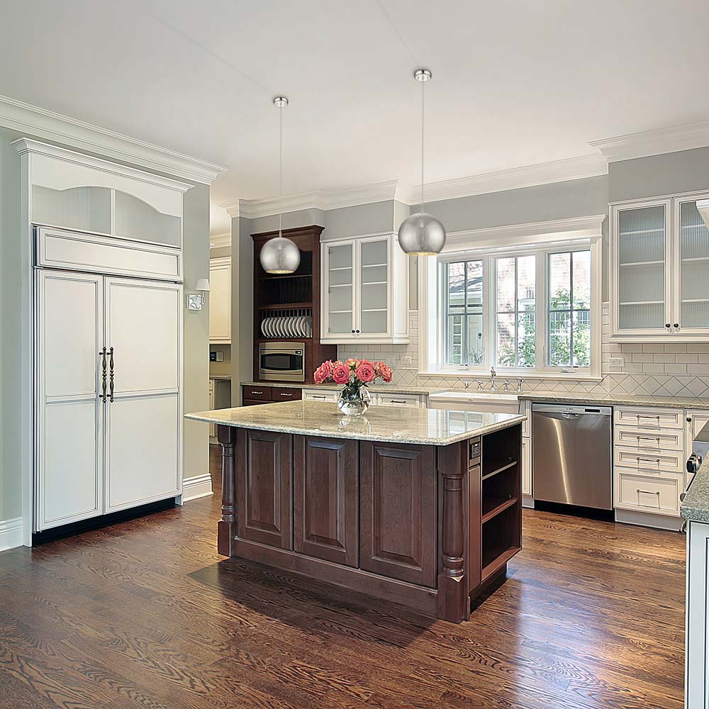 Nimbus Pendant Light in kitchen.