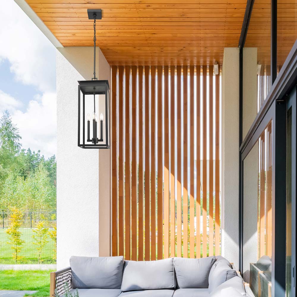 Nova Outdoor Pendant Light in Outside Area.