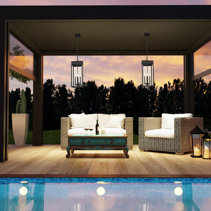Nova Outdoor Pendant Light in Outside Area.