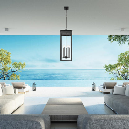Nova Outdoor Pendant Light in Outside Area.