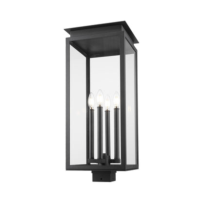 Nova Outdoor Post Mount Light in Detail.