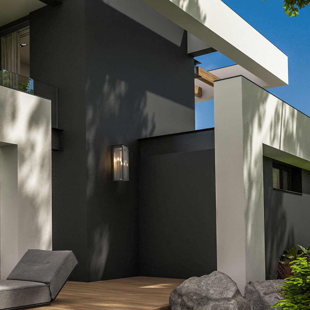 Nova Outdoor Wall Light in Outside Area.