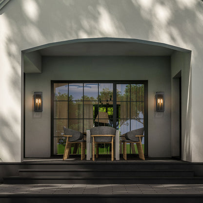 Nova Outdoor Wall Light in Outside Area.