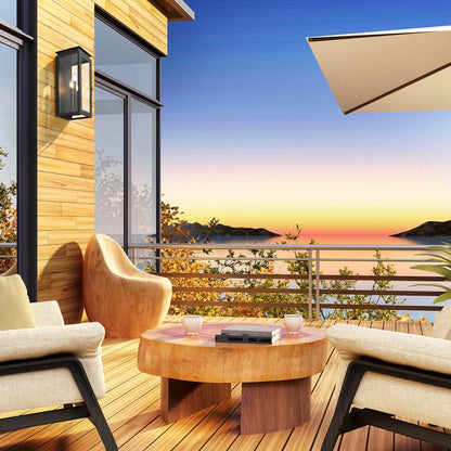 Nova Outdoor Wall Light in Outside Area.