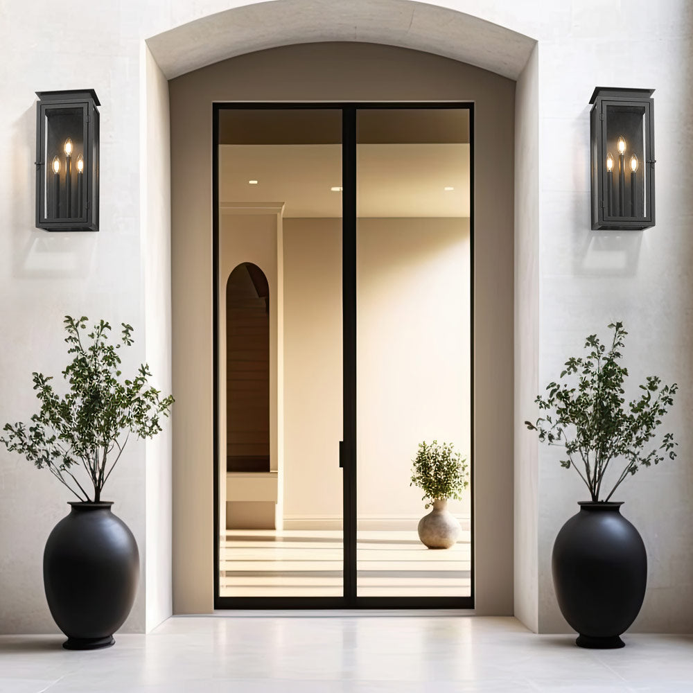 Nova Outdoor Wall Light in Outside Area.