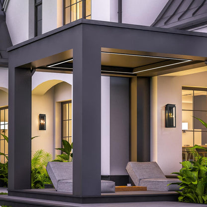Nova Outdoor Wall Light in Outside Area.