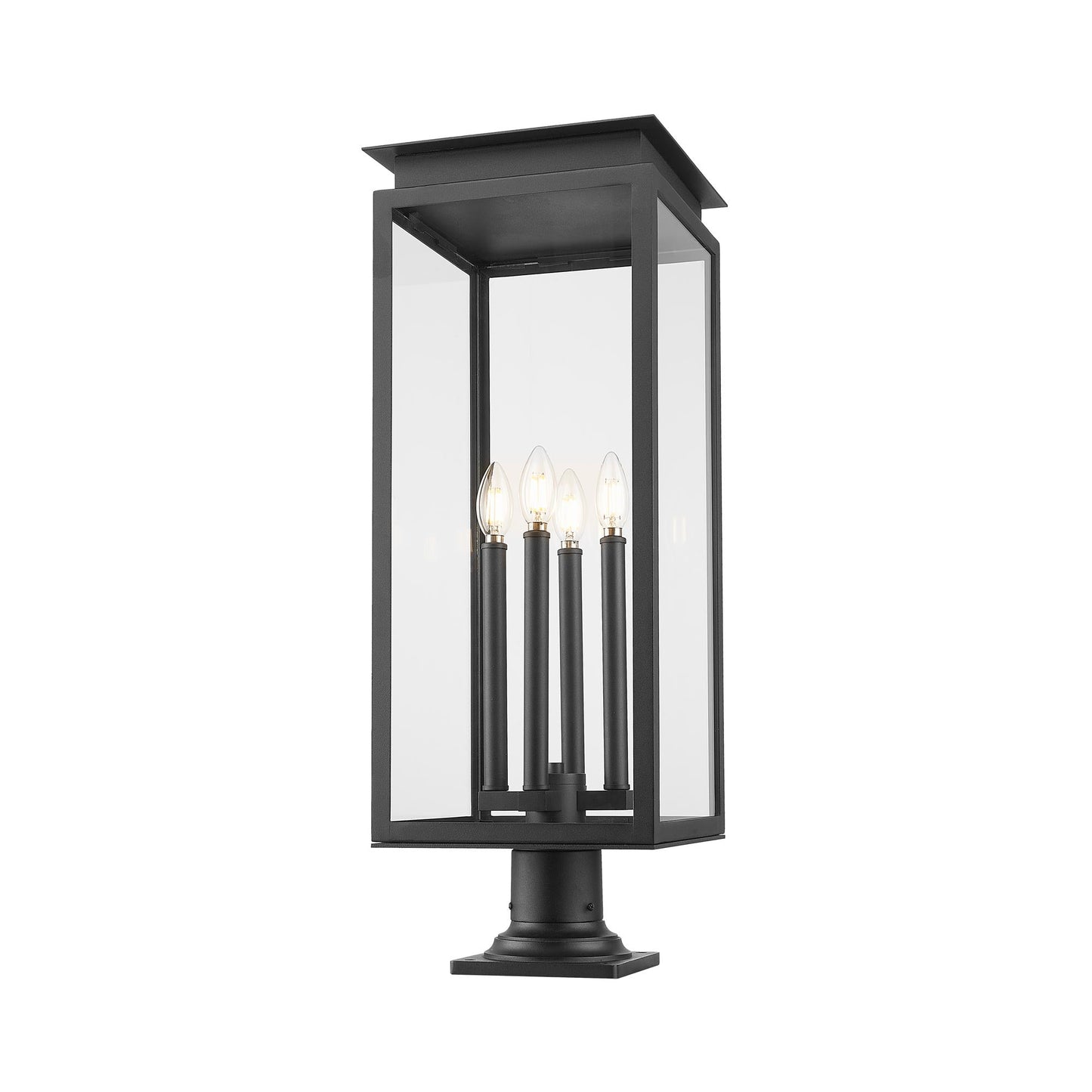 Nova Round Outdoor Pier Mount Light.