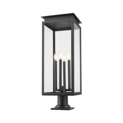 Nova Round Outdoor Pier Mount Light.