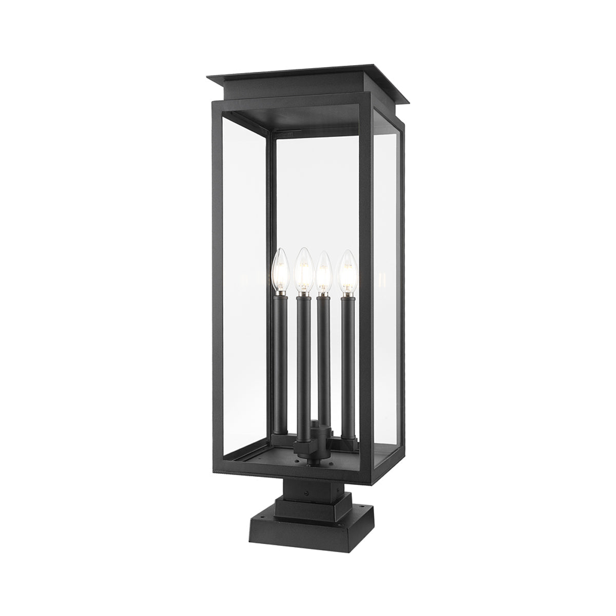 Nova Square Outdoor Pier Mount Light (4-Light).