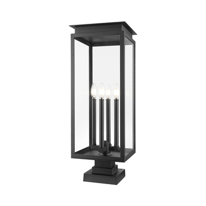 Nova Square Outdoor Pier Mount Light (4-Light).