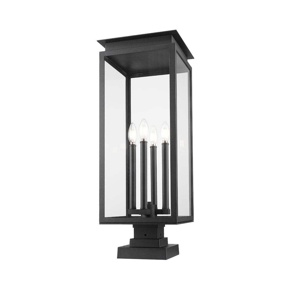 Nova Square Outdoor Pier Mount Light.