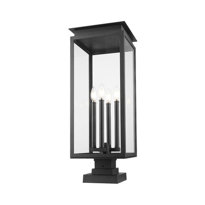 Nova Square Outdoor Pier Mount Light.