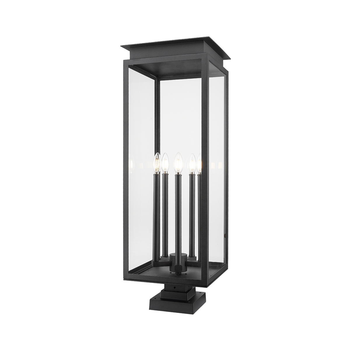 Nova Square Outdoor Pier Mount Light (5-Light).