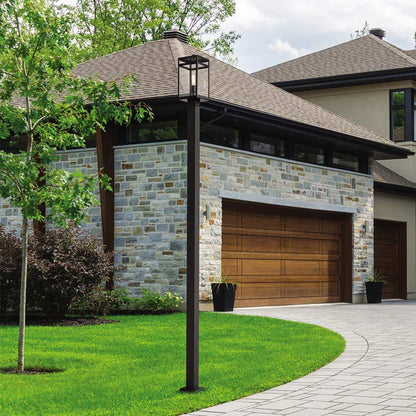 Nuri 536P Outdoor Post Light in Outside Area.