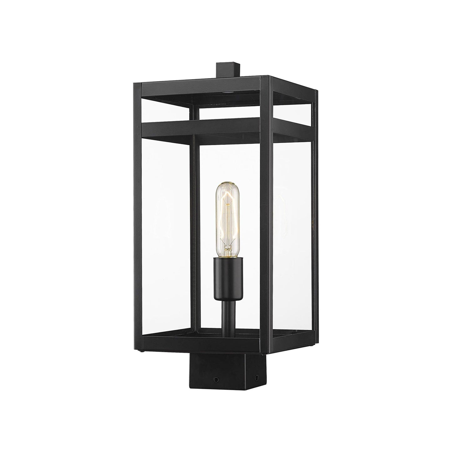 Nuri Outdoor Square Post Light (17.13-Inch).