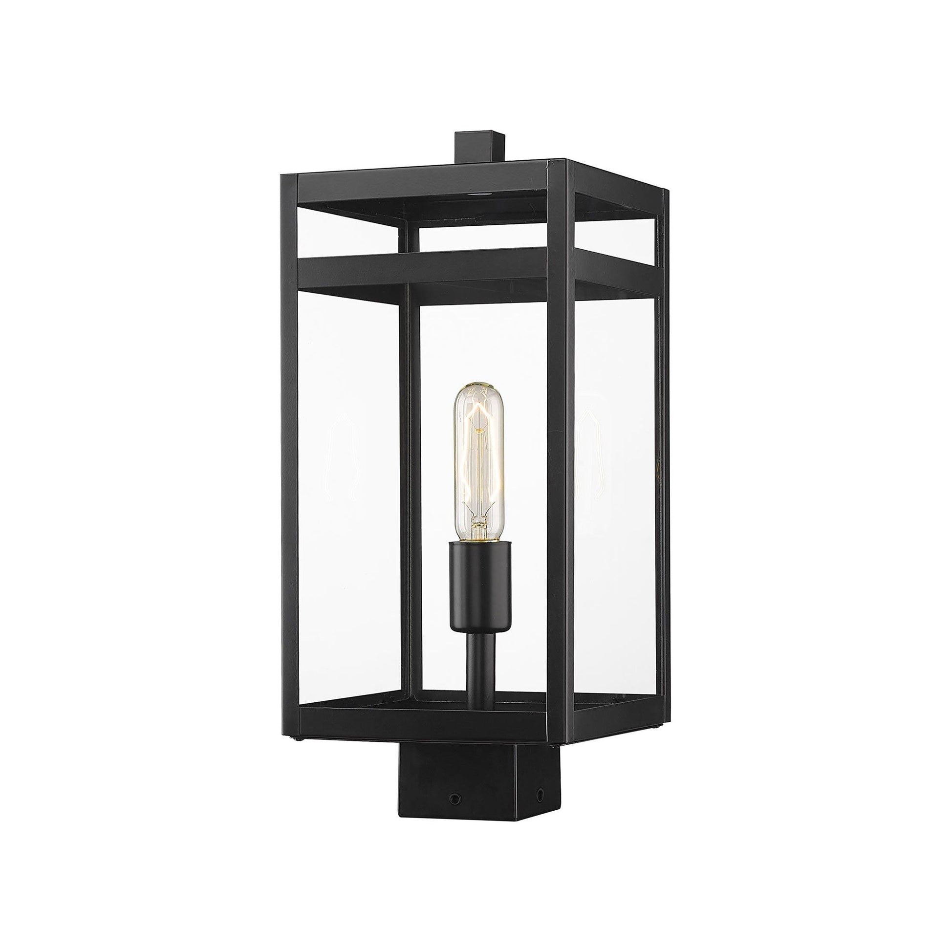 Nuri Outdoor Square Post Light (17.13-Inch).