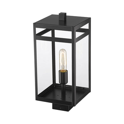 Nuri Outdoor Square Post Light in Detail.