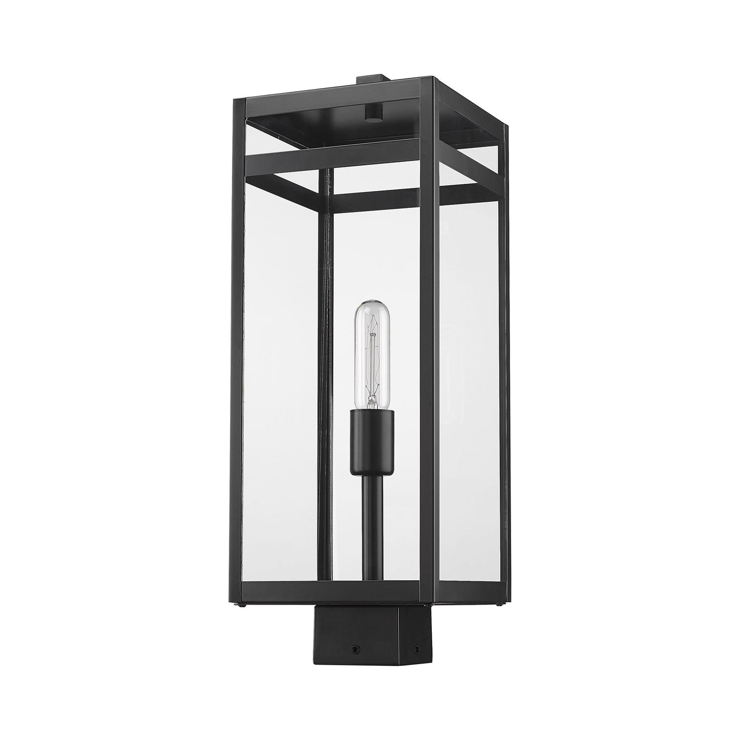Nuri Outdoor Square Post Light in Detail.