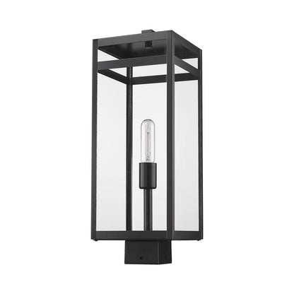 Nuri Outdoor Square Post Light in Detail.