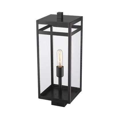 Nuri Outdoor Square Post Light in Detail.